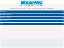 Tablet Screenshot of monarflex.fr